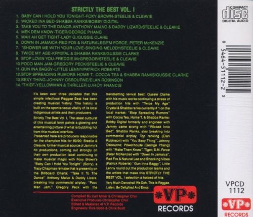 Miniatura 2 de Reggae Dancehall Strictly The Best Volume 1