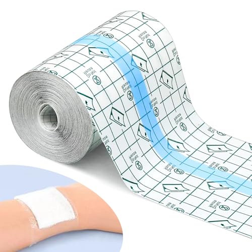 10cm*10m Vendaje transparente impermeable Vendaje para tatuajes Impermeable cinta adhesiva para heridas Transparente Cinta Adhesiva Médica Anti-alérgica Película Impermeable para deportes ducha
