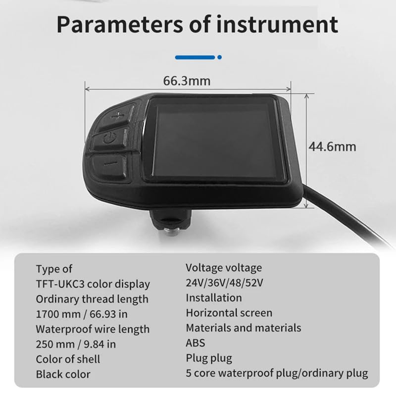 Elektro fahrrad zubehör LCD-Display mit Daumen gas für Elektrofahrrad-Umrüstsatz