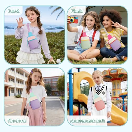 Cotmcor Girls' Colorblock Crossbody Sling Bag w/ Adjustable Strap (Select Colors) - image 7