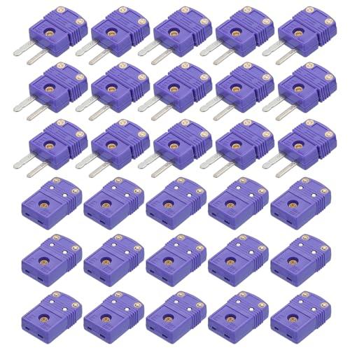 Connecteur de fil thermocouple resout les erreurs de signal sonde capteur 220°C violet