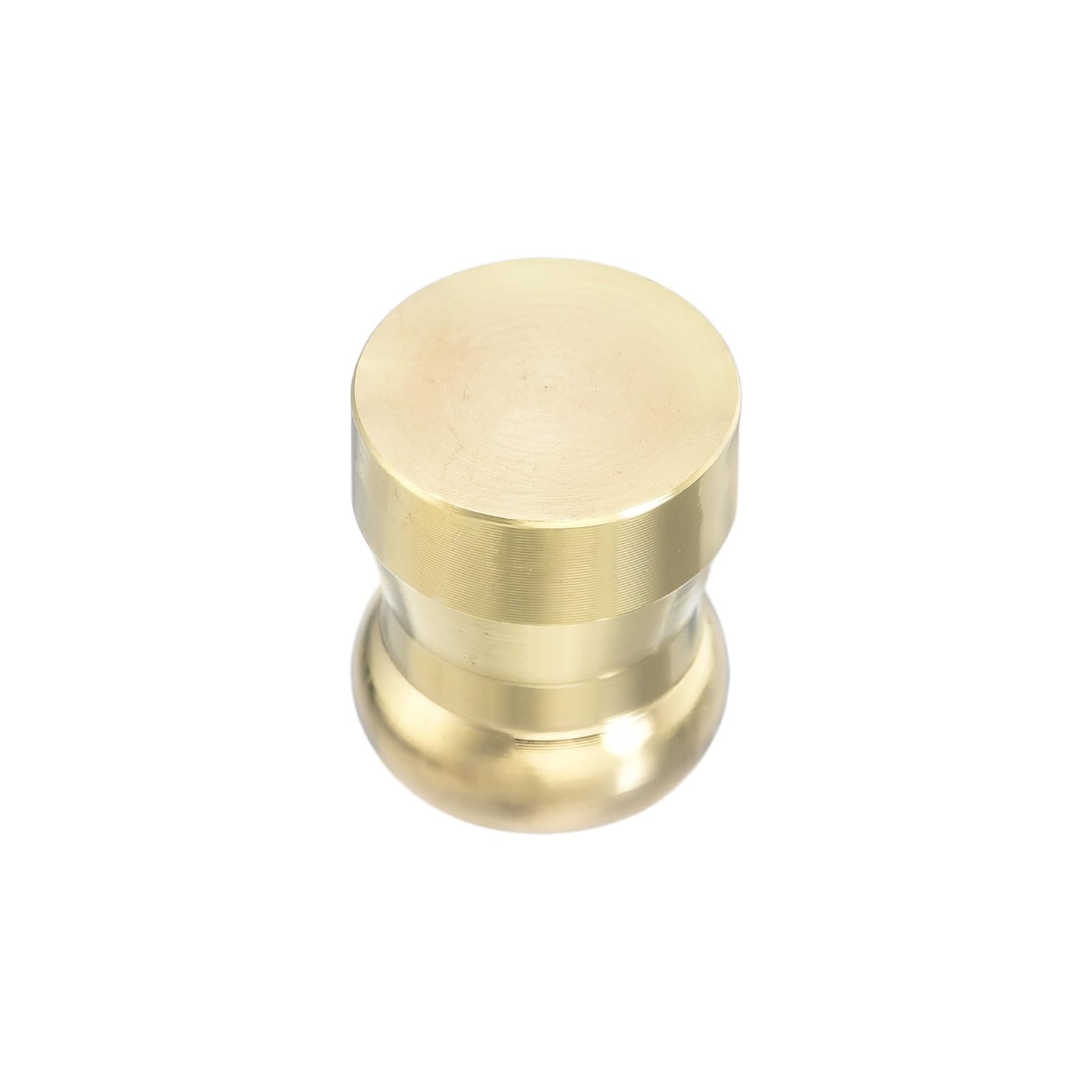 PATIKIL 12mm Blank Wax Seal Stamp, Round Sealing Wax Stamp Vintage Retro Brass Head for Envelope Invitation Cards Wedding Greeting Gift Decor Party Accessories, Gold