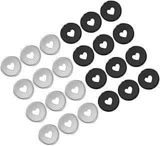 Didiseaon 24 Peças Mini Discos De Ligação De Buraco De Cogumelo Discos De Buraco De Cogumelo Livro Discos De Ligação Discbound Mini Fichários Mini Material De Escritório Minidisco Notebook