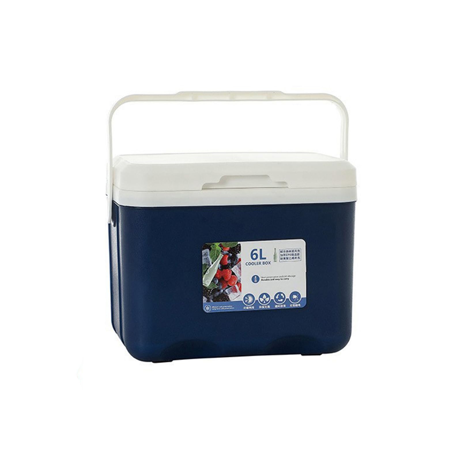 Borsa refrigerante per esterni con scomparto isolato, display della temperatura, custodia isolata, perfetta per picnic, escursionismo, contenitore per alimenti