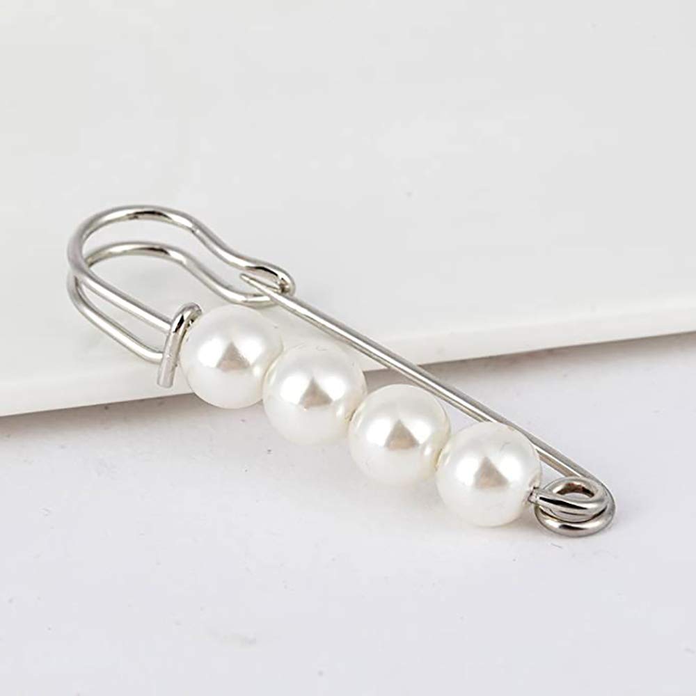 POFET – Broche élégante en fausses perles pour femme