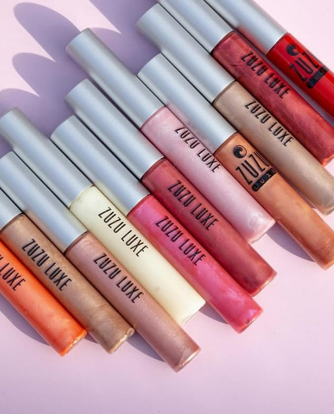 Zuzu Luxe Sheer Gloss (Cosmopolitan - Bubblegum Pink/Cool Shimmer), Natural Lip Gloss, Paraben Free, Vegan, Gluten-free, Cruelty-free, Non GMO, 0.17 oz - Image 4