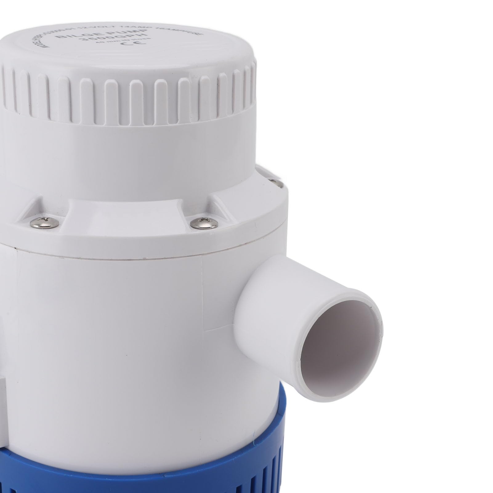 TOPINCN Bomba de Achique Sumergible Automática de 3000 GPH para Fontanería Marina, Bomba de Agua Sumergible Electrónica, Resistente Al Agua, Silenciosa, Accesorios para Estanques, (12V)
