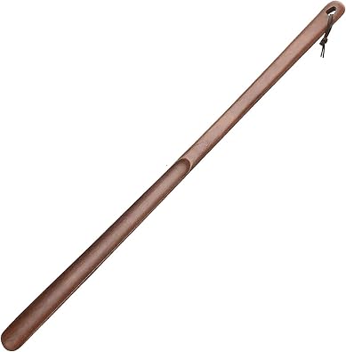 Shoe Horns Metal Shoe Horn-Long Shoe Horn High-end Super Long Type Can Hang Wooden Shoehorn Suitable for Old People, Kids Boots Puller