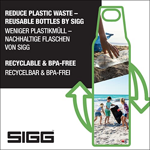 SIGG - Botella de Agua Aislada - Termo para Líquidos Calientes y Fríos ONE Brushed - con Infusor de Té - A Prueba de Fugas - Libre de BPA - Acero Inoxidable 18/8 - 300 ml miniatura 4
