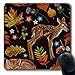 Produktbild Jamron Mousepad OblongNature Deer Fox Niedliche Herbstsaison Nahtlose Eiche Kitz Muster Parks November Outdoor Beauty Fashion Rutschfeste Gummi Mauspad Büro Computer Computer Laptop Mat.-Nr.