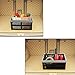 Jekiyo 16-Liter Folding Crates Storage, Collapsible Container Plastic, Set of 3