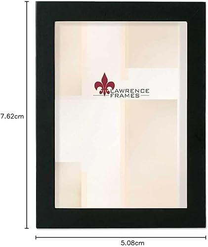 Vista 217 de Lawrence Frames Marco de fotos de madera de nogal, colección de galería, nogal claro, 2.5 x 3.5 pulgadas