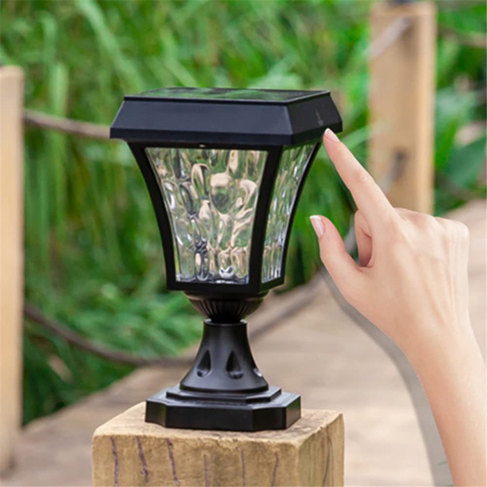 Panel Słoneczny Led Lampa podłogowa Dekoracja Ogrodu Zewnętrzna Lampa Ścienna Stacja Słoneczna Wodoodporna Przełącznik Dotykowy Światła Słoneczne (białe światło)