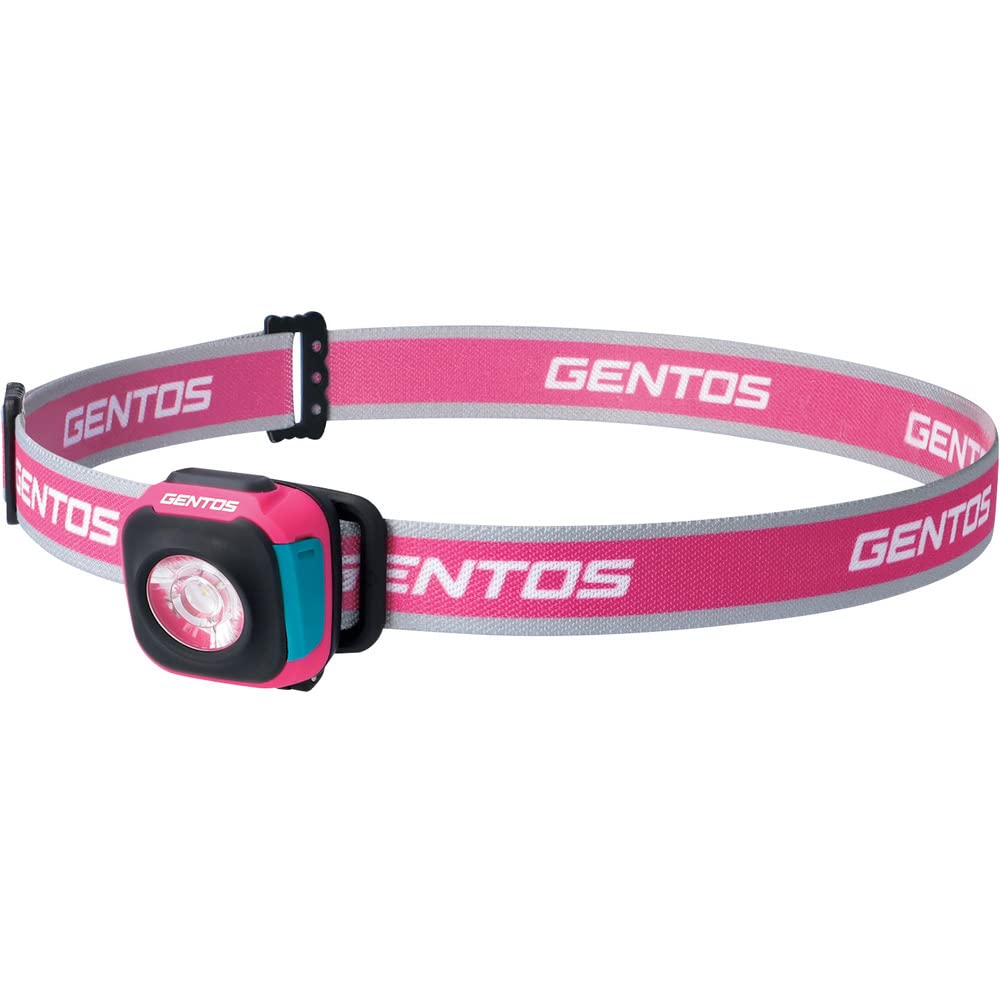 GENTOSCP-260RSP LED Headlight, USB Rechargeable, Brightness 260 Lumens, Operation Time 2 Hours, Splashproof, Built-in Rechargeable Battery, Spring Pink, ANSI Standard Compliant
