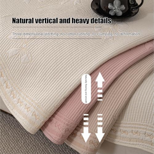 Fundas de sofa seccionales lavables antideslizantes acolchadas de algodon 5