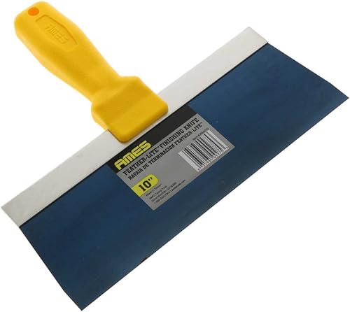 Ames Strong Handle Blue Steel Drywall - Cuchillo de cinta para paneles de yeso (10 pulgadas)