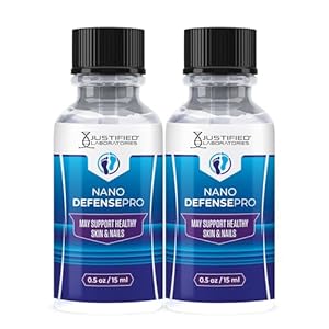 (2 Pack) Nano Defense Liquid Pro Drops Nail Serum Premium Blend Of Essential Oils Nanodefense Pro Liquid Nanodefensepro Minerals Nutrients For Skin Nails Includes Application Brush