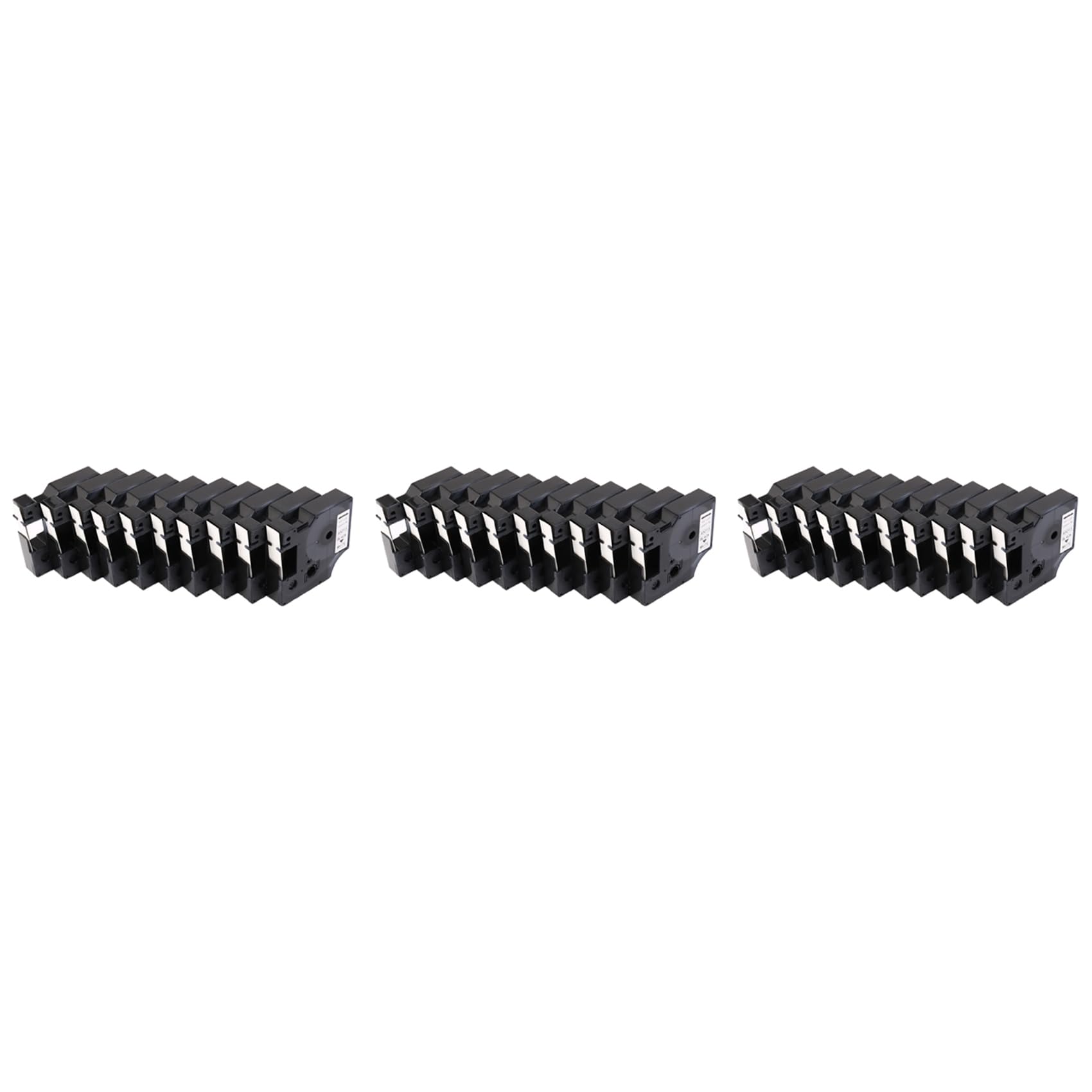 30 pezzi compatibili con Label Maker/Tape 45013 nero su etichette nastri compatibili con Label Manager 160 210 450 280
