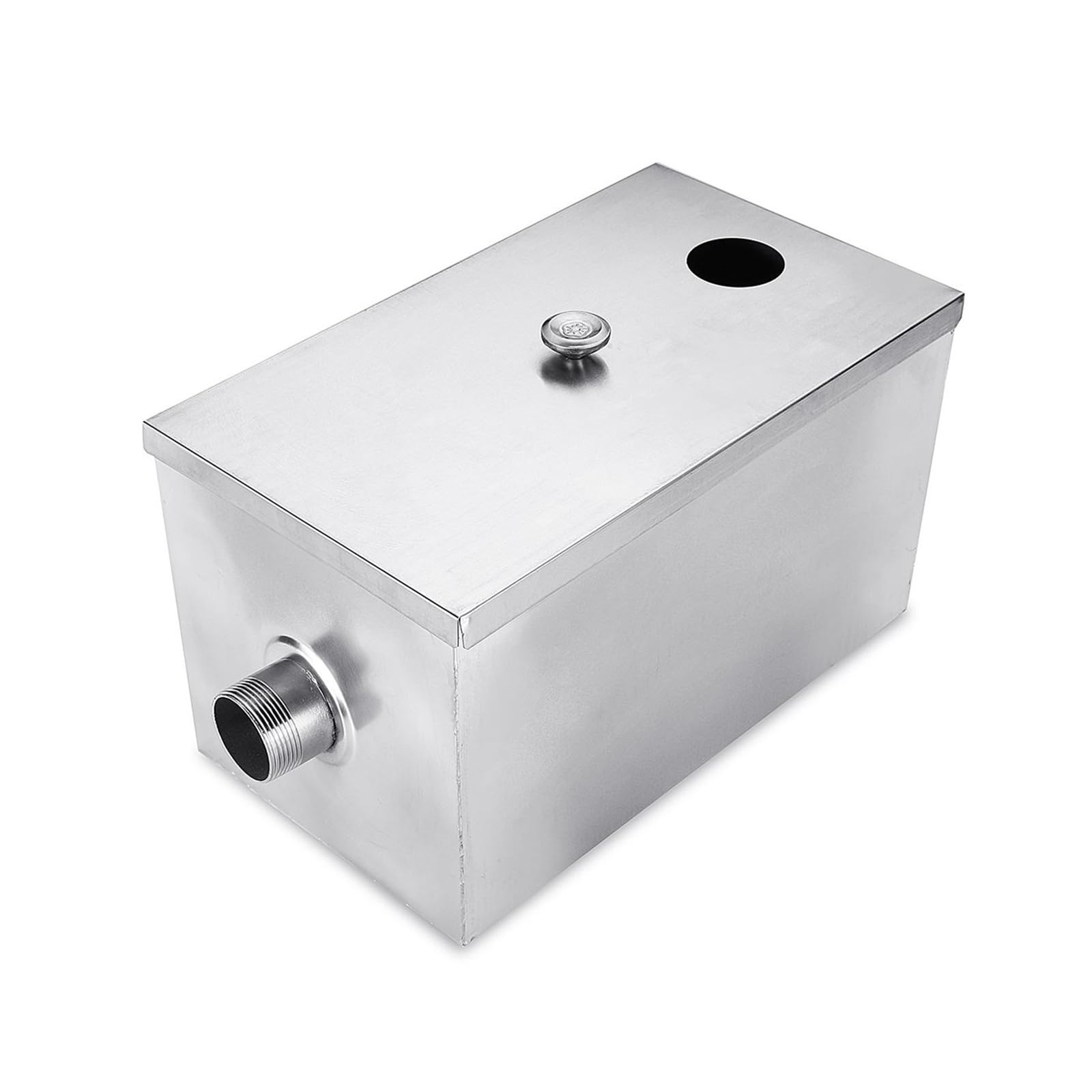 Trampa de grasa, Herramientas de tratamiento Trampa | de grasa de acero inoxidable de 8 lb Separador de aceite y agua for aguas residuales de cocinas de restaurantes