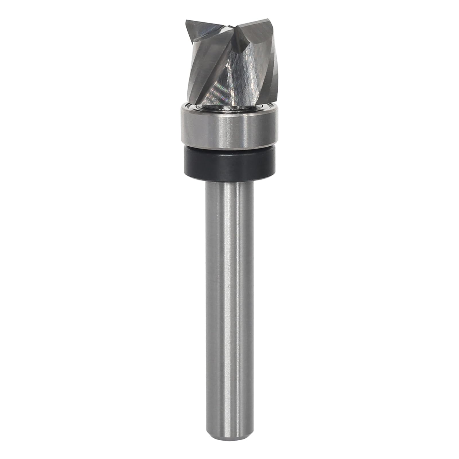 Fresadora en espiral de corte plano de 8 mm de vástago, fresadora en espiral de corte ascendente para fresadora, diámetro de corte de 16 mm, longitud de corte de 12,7 mm, fresadora de ranuras