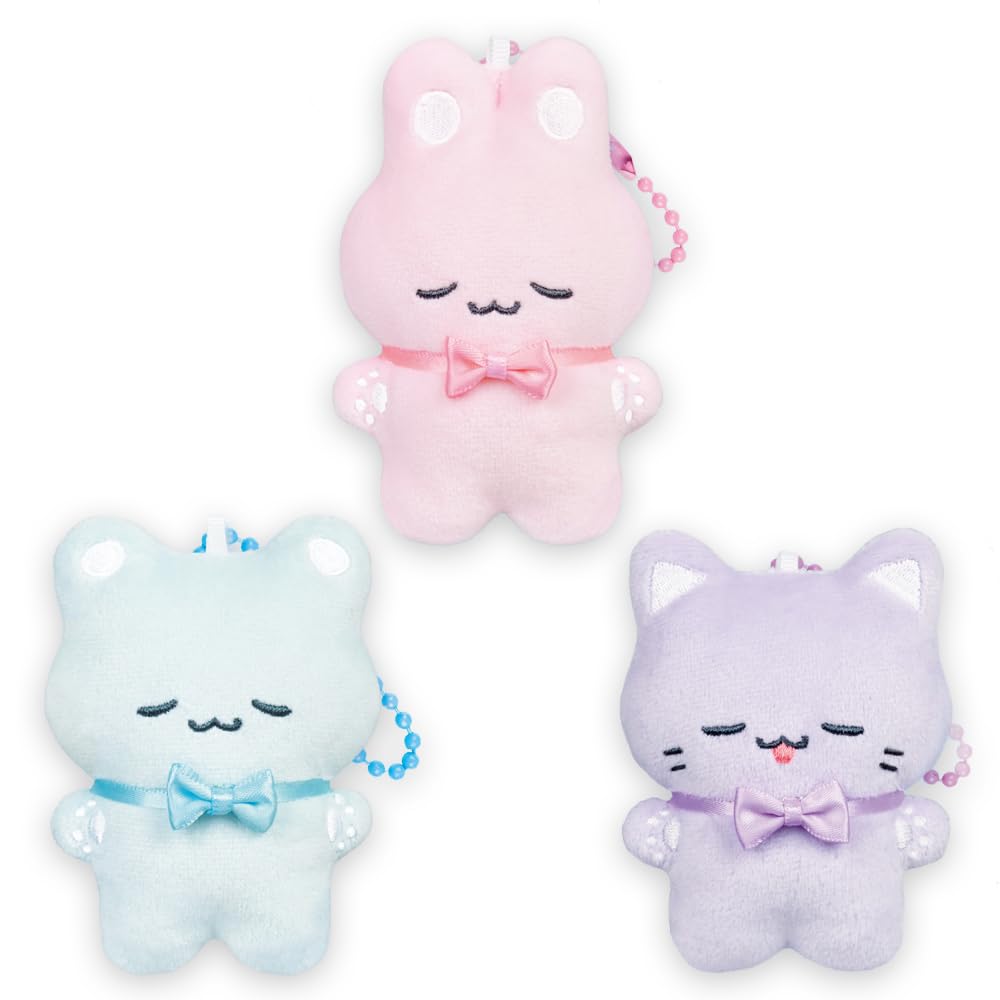 Amazon.co.jp: 3種セット きゅあるん ぬいぐるみマスコット 約9.4cm