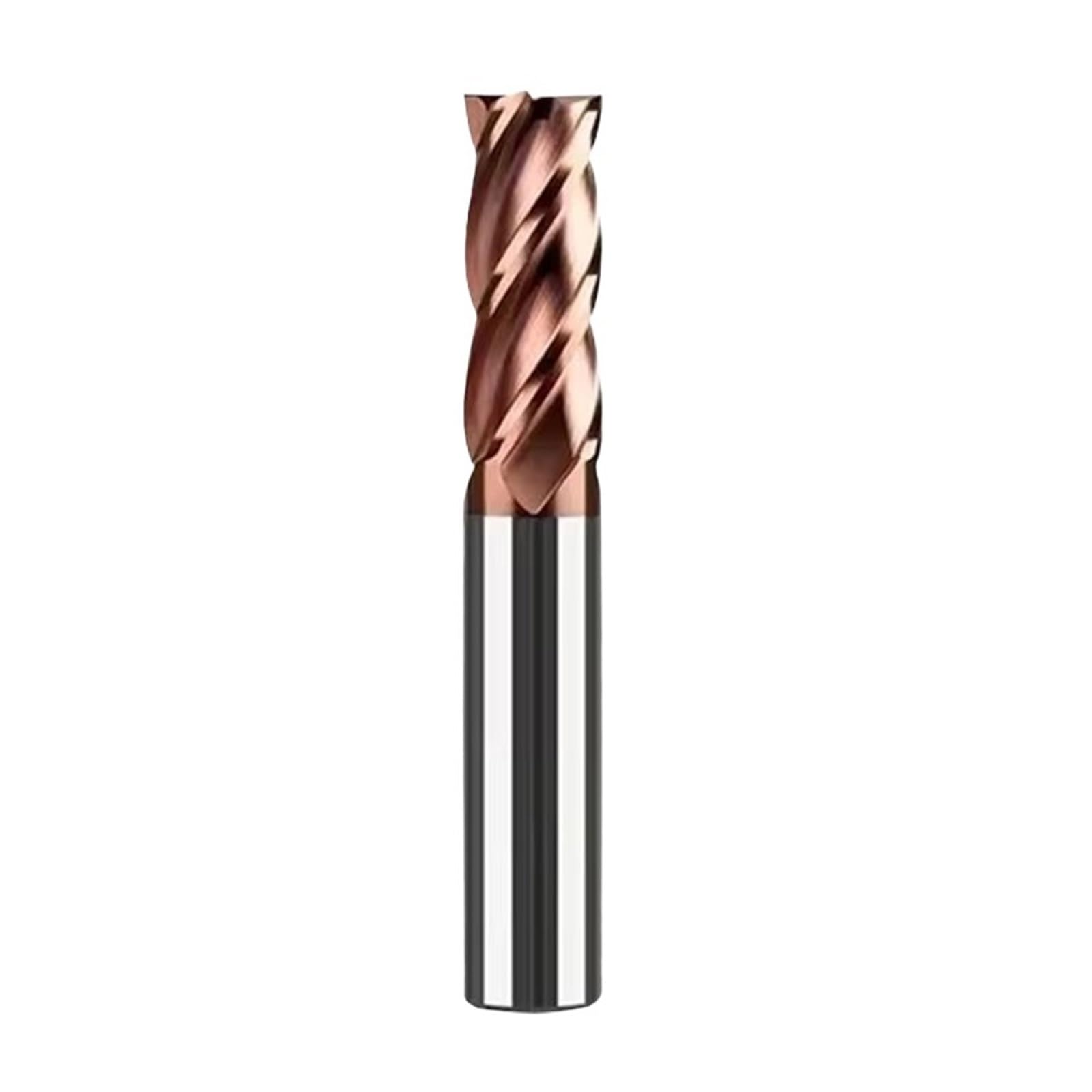 Fresa de extremo plano carburo CNC, cortador tungsteno, herramienta mecanizado acero y Metal 4 flautas, broca enrutadora cuadrada, vástago 6, 8 12, HRC55, 1 ud(10x10x50x150)