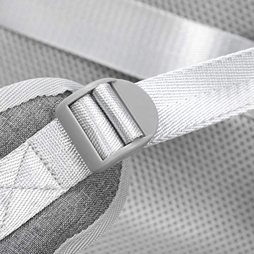 Fishawk Bolsa para transporte de animais de estimação, bolsa frontal respirável para cães (cinza cla