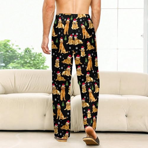Mens Pajama Pants Lightweight Soft Lounge Pant with Pockets Sleep Pj Pants for Men Home Casual Sleeping Wear, S-XXL2