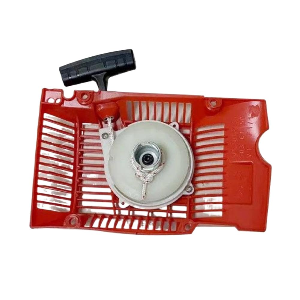 Piezas de repuesto del conjunto del arrancador de retroceso compatibles con la cubierta lateral de la cuerda de agarre de la polea de rebobinado de motosierra 61 261 262 268