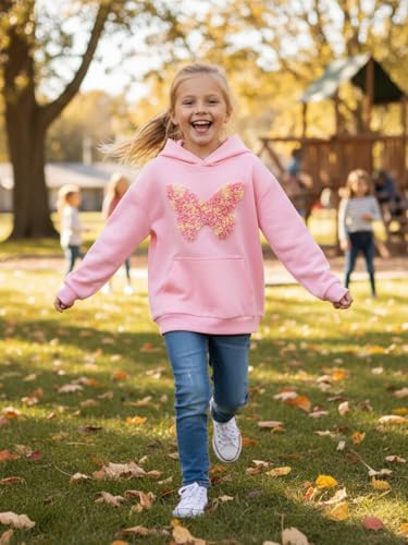 Image of WELAKEN Sweatshirts for Girls Toddler & Kids II Little Girl's Pullover Tops Sweaters & Hoodies