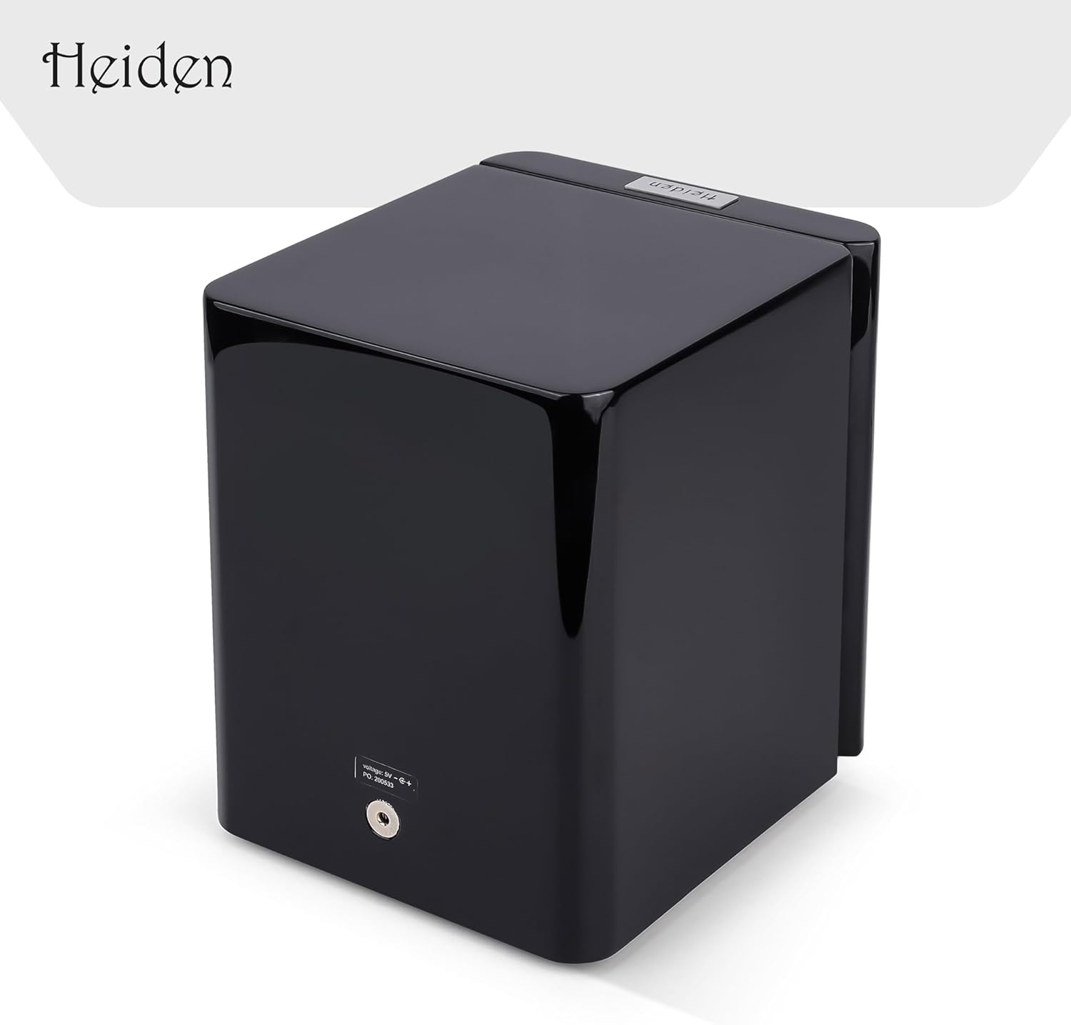 Heiden Single Watch Winder - Watch Winder for Automatic Rolex Watches, Direct Drive Brushless Motor, LCD Digital Controls, Hand Made and Assembled Nova