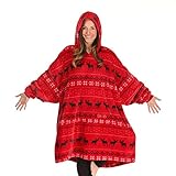 THE COMFY Dream | Lightweight Microfiber Fleece Wearable Blanket, Oversized Design with Hood from Shark Tank, Soft Oversized Pocket Blanket, Warm and Cozy Gifts