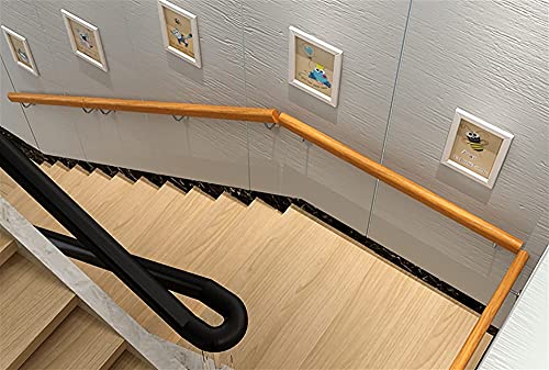 Rampes en bois pour escaliers intérieurs au design mural épuré - 8