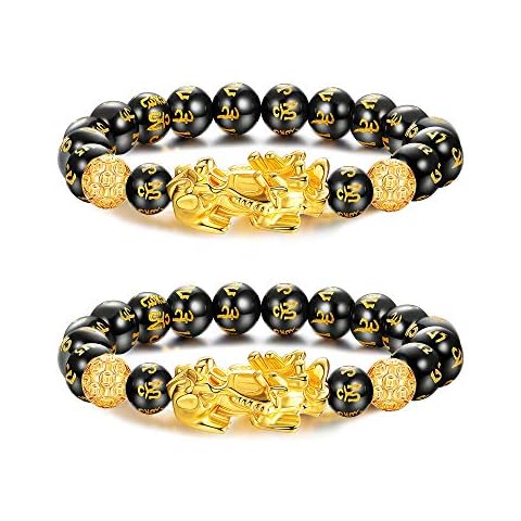 LOLIAS Pulsera Obsidiana Negra Pi Xiu Cover