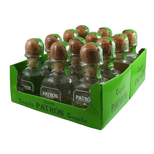 Patron Silver Tequila 5cl Miniature - 12 Pack