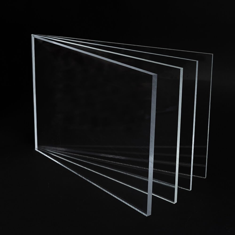 Acrylglasplatten XT Transparent 10 mm 70 x 60 cm UV-beständig bruchsicher Zuschnitt nach Maß