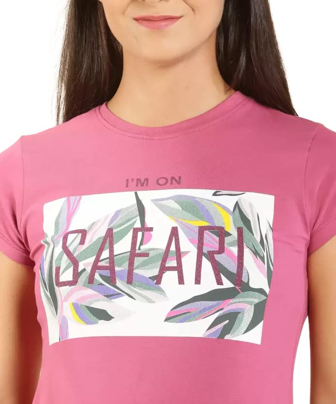 Image of Lyra Women's Cotton Regular Fit T-Shirt