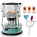 Produktbild Petroleumofen für Innenräume, Petroleum Heizung, Tragbarer Petroliumheizer, 2600 W Leistungsheizung, 360 ° Surround-Heizung,für Camping Zeltheizung Kochen (3 * Docht) - (4.5L -grün)