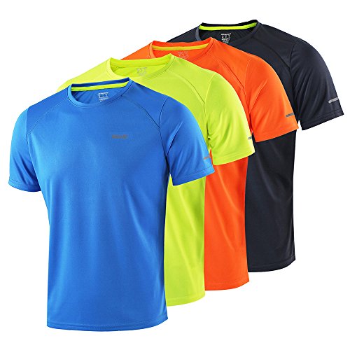 Camisas de corrida, Andoer T-shirts de secagem rápida de corrida desportiva de ciclismo t-shirts de