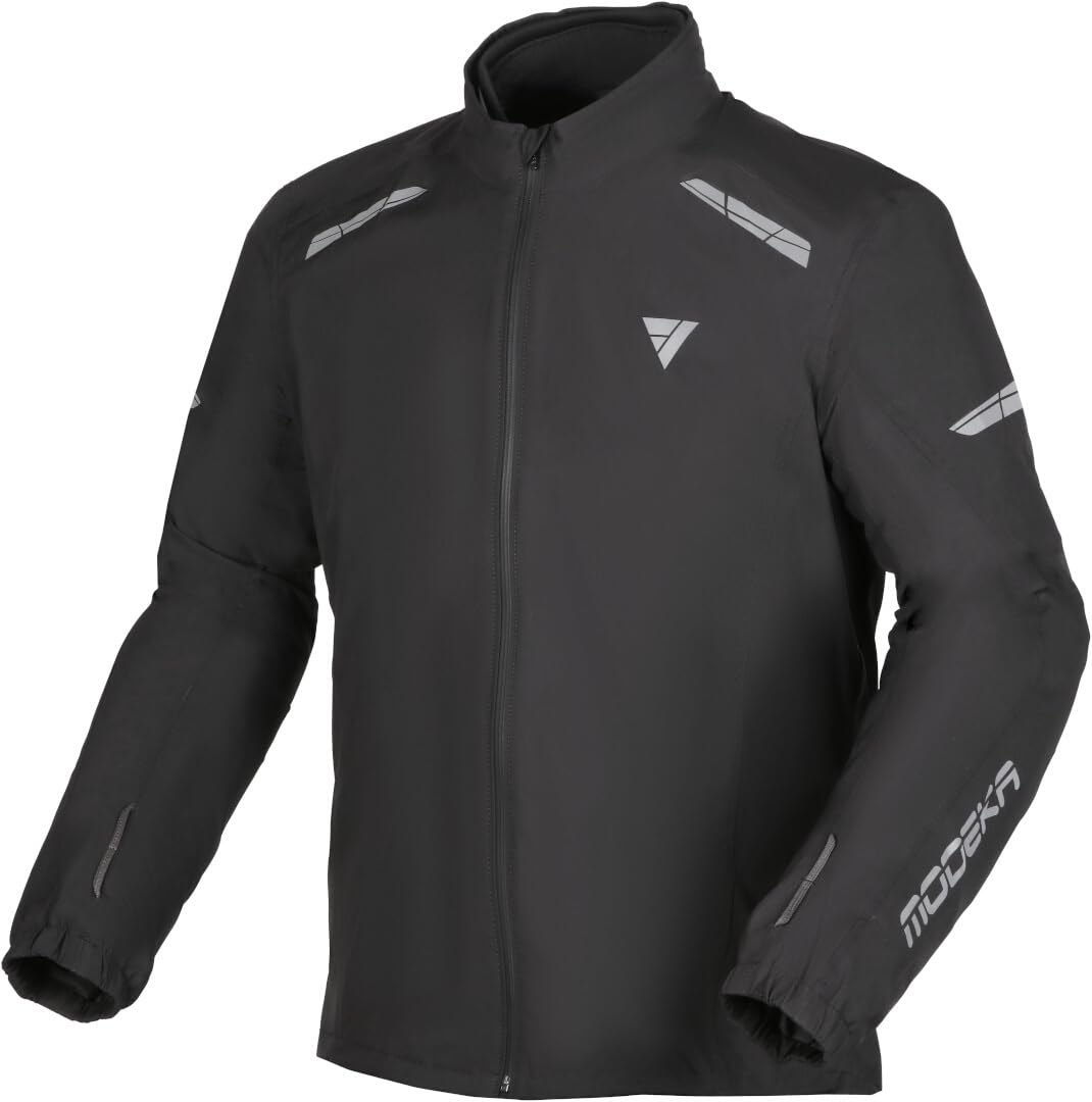 Modeka Hydron wodoodporna kurtka tekstylna motocyklowa, czarny/szary, Long L