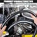 5/16 Inch (8mm) ID Fuel Line Hose 25FT NBR Rubber Push Lock Hose High Pressure 300PSI for Automotive Fuel Systems Engines