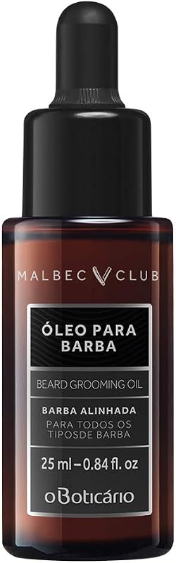 Óleo para Barba Malbec Club Malbec 25 mL