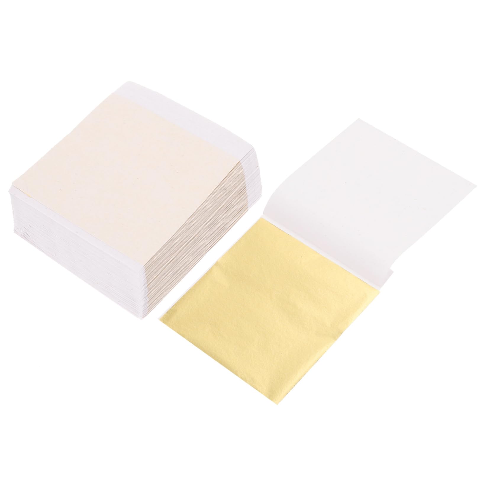OSALADI 4 Sätze Imitation Goldfolie DIY Bastelbedarf Glänzende Goldfolien Für Kreative Handarbeiten Dekoration Und Kunstprojekte Für Weihnachten Und Besondere Anlässe 200 Blätter * 4