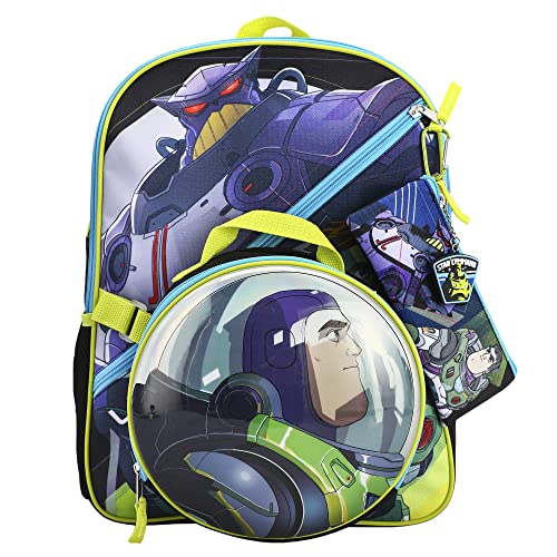 Pixar Toy Story Buzz Lightyear - Juego de mochila de 5 piezas, Multicolor