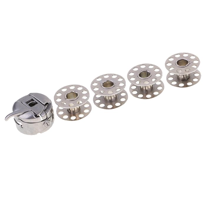 Buy Spograde 1x Domestic Sewing Machine Bobbin case + 4 bobbins for