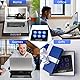 Laptop Kühlkissen 12-17 Zoll, Uten Notebook Kühlpad Kühler mit 6 leise Lüfter & Blau LED Leuchten, Anzeigesteuerung, 5 Höhenverstellbar, Cooling Pad 2 USB-Ports