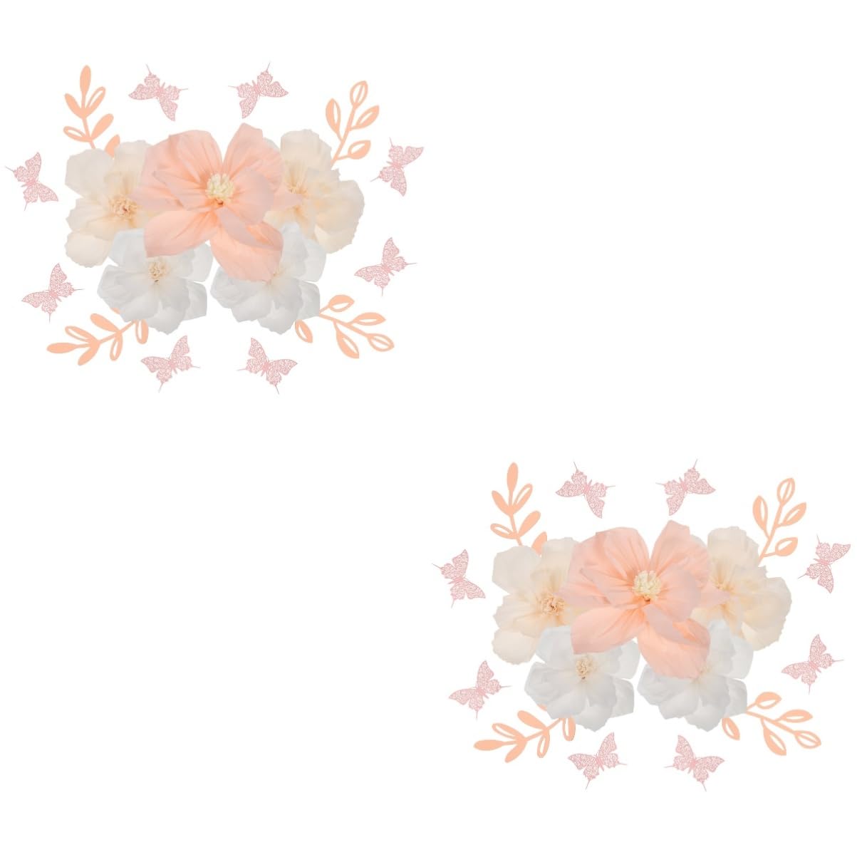 Fleurs en papier de mariage pour créer un photobooth fleuri et coloré