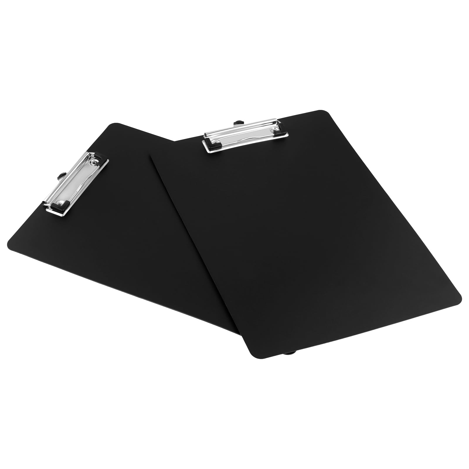 SINJEUN 10 Pack Black A4 Clipboards, Plastic Clipboards Folder with Metal Clamp and Hanging Hole - Image 4