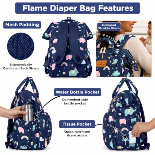 Motherly Flame Series Maternity Hospital Bag, Blue, 770g - Image 6