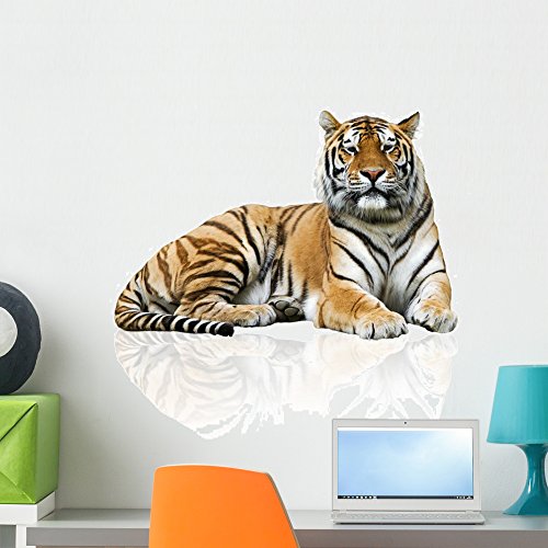 Wallmonkeys FOT-32915930-24 WM221894 Tiger Peel and Stick Wall Decals H x 24 in W, 24